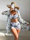 Women's Three-piece Casual Swimsuit